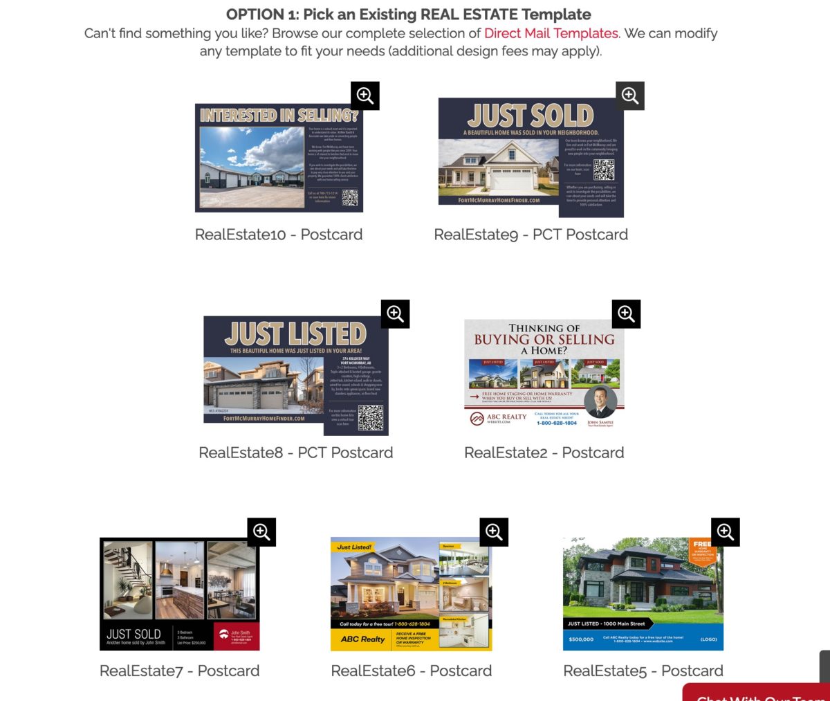 Real Estate Agent Direct Mail Create a Campaign ⋆ One To One Mailing